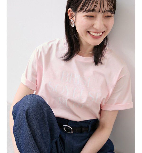 VIS「フォト＆ロゴアソートプリントTシャツ/接触冷感・汗染み防止」|Tシャツ・カットソー|