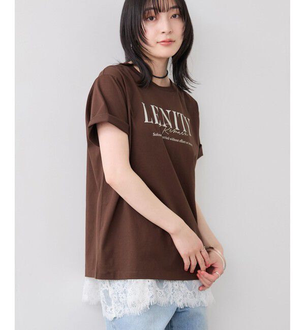 VIS「フォト＆ロゴアソートプリントTシャツ/接触冷感・汗染み防止」|Tシャツ・カットソー|
