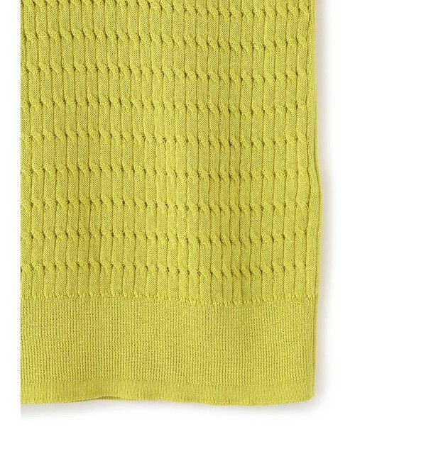 Rope&rsquo;Picnic「【ちゃんと+かわいい保証】シャーベットニットミニケーブルポロカラーニット/UVケア」|ニット・セーター|