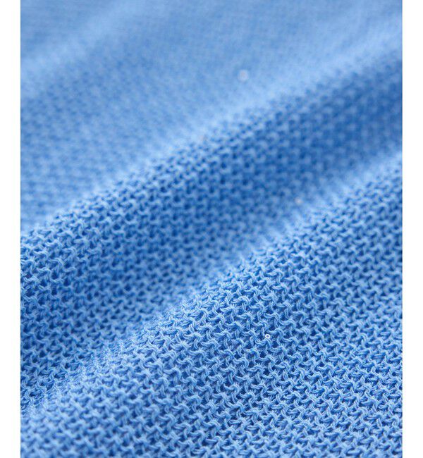Rope&rsquo;Picnic「【体型カバー】二の腕すっきり見えプチスパンコールフレンチスリーブメッシュニット」|ニット・セーター|