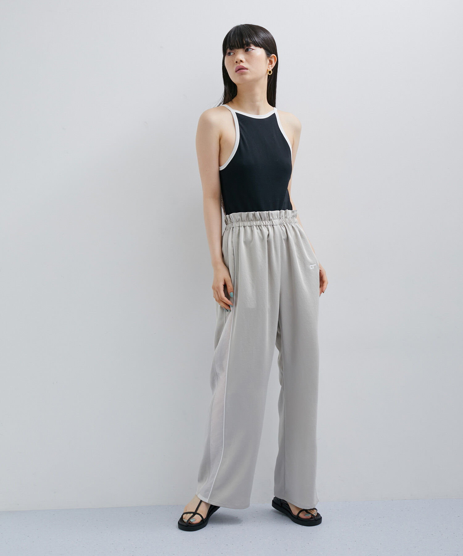 ADAM ET ROPE'「【Allege.for ADAM ET ROPE'】BI COLOR TANK TOP」|キャミソール|