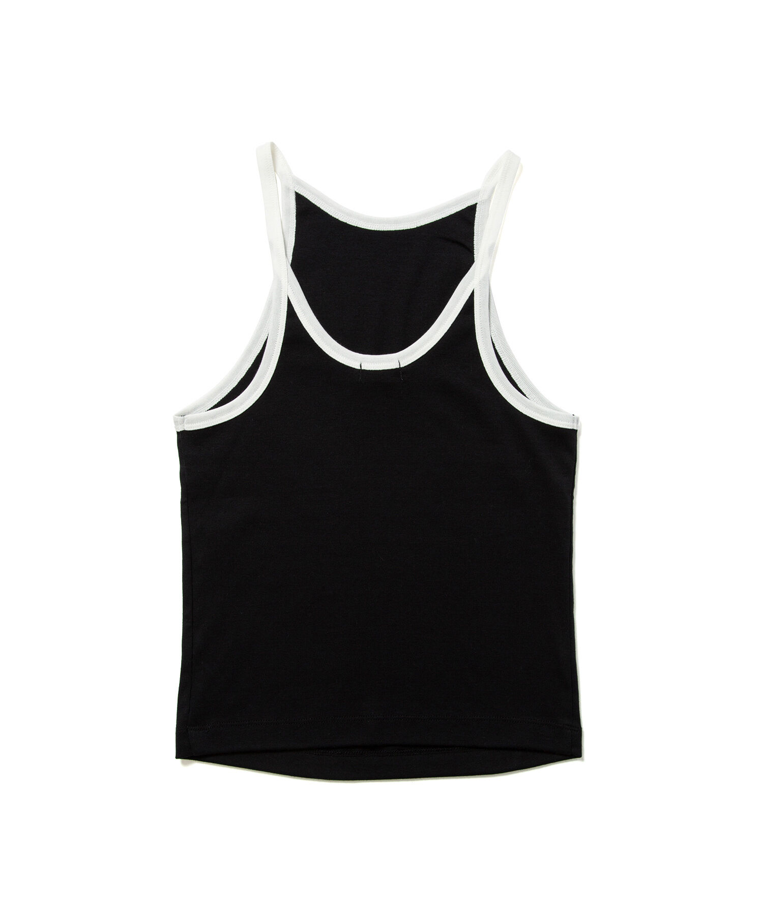 ADAM ET ROPE'「【Allege.for ADAM ET ROPE'】BI COLOR TANK TOP」|キャミソール|