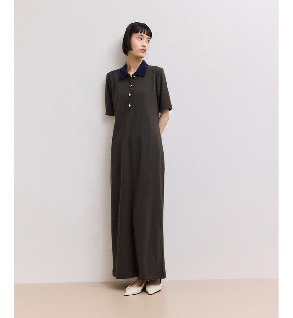 ハーフスリーブポロシャツワンピース WEB限定】ハーフスリーブポロシャツワンピース（ADAM ET ROPE