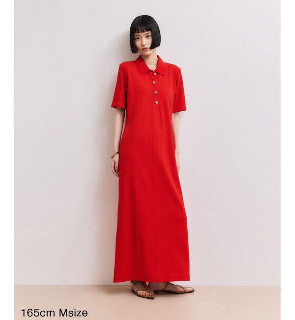WEB限定】ハーフスリーブポロシャツワンピース（ADAM ET ROPE
