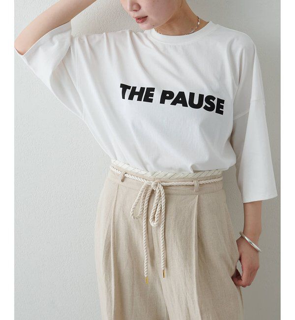 THE PAUSE「【THE PAUSE】THE PAUSE ビッグTEE」|Tシャツ・カットソー|