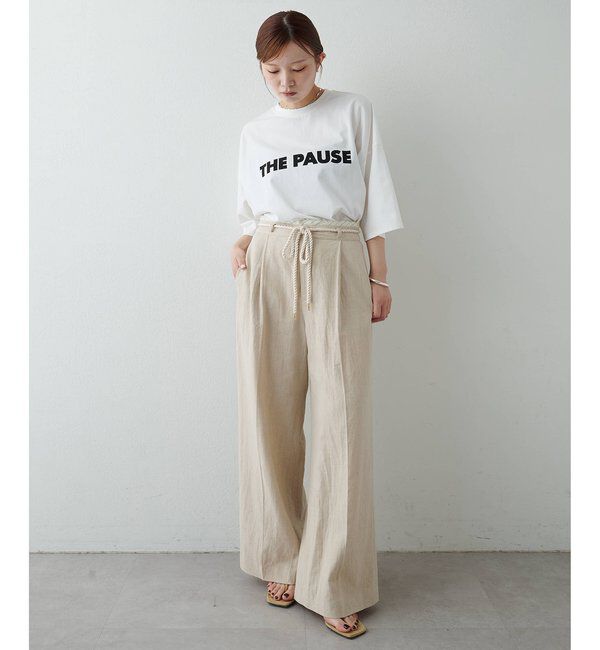 THE PAUSE「【THE PAUSE】THE PAUSE ビッグTEE」|Tシャツ・カットソー|