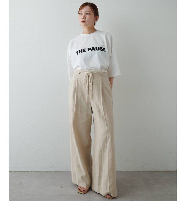 THE PAUSE「【THE PAUSE】THE PAUSE ビッグTEE」|Tシャツ・カットソー|