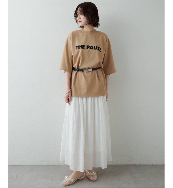 THE PAUSE「【THE PAUSE】THE PAUSE ビッグTEE」|Tシャツ・カットソー|