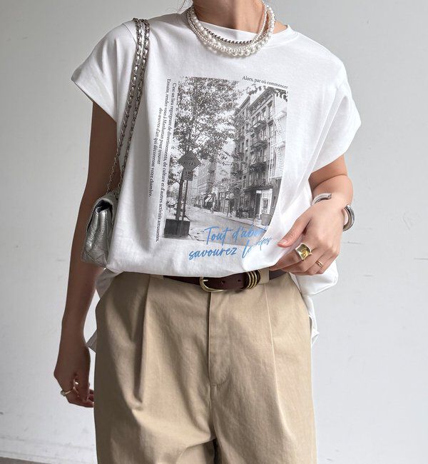  「【WEB限定】バックジップフォトロゴTEE」|Tシャツ・カットソー|