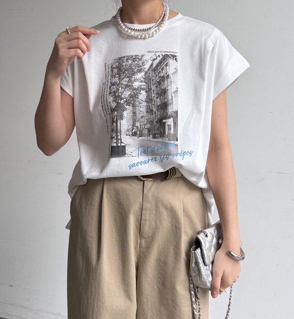 「【WEB限定】バックジップフォトロゴTEE」|Tシャツ・カットソー|