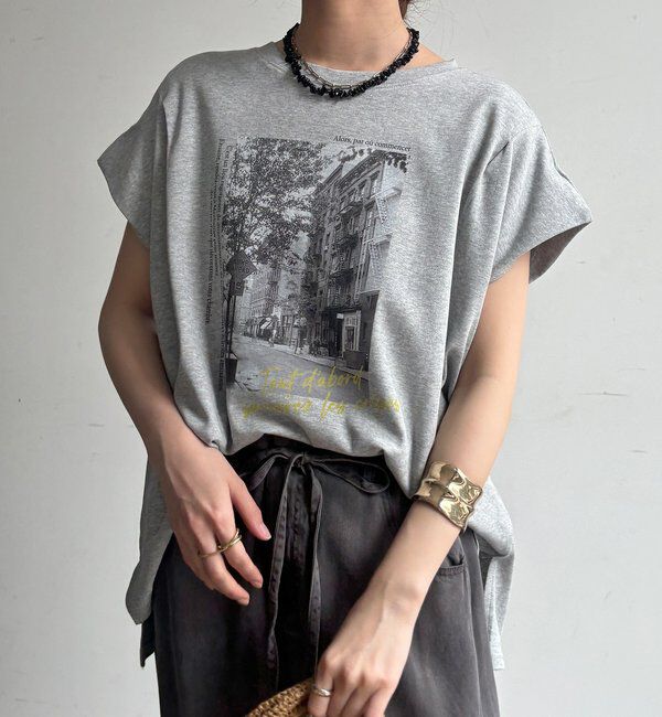  「【WEB限定】バックジップフォトロゴTEE」|Tシャツ・カットソー|