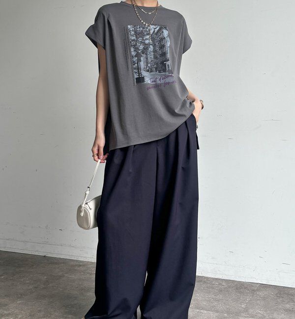  「【WEB限定】バックジップフォトロゴTEE」|Tシャツ・カットソー|