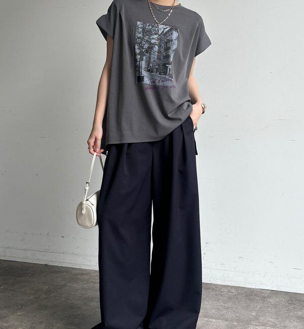  「【WEB限定】バックジップフォトロゴTEE」|Tシャツ・カットソー|