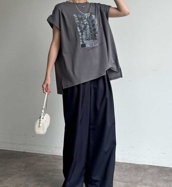  「【WEB限定】バックジップフォトロゴTEE」|Tシャツ・カットソー|