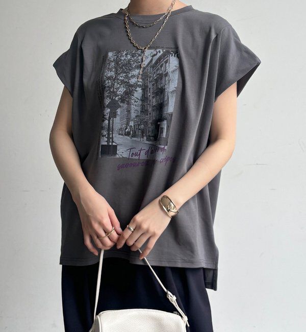  「【WEB限定】バックジップフォトロゴTEE」|Tシャツ・カットソー|