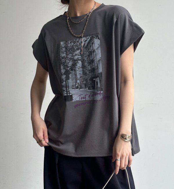  「【WEB限定】バックジップフォトロゴTEE」|Tシャツ・カットソー|