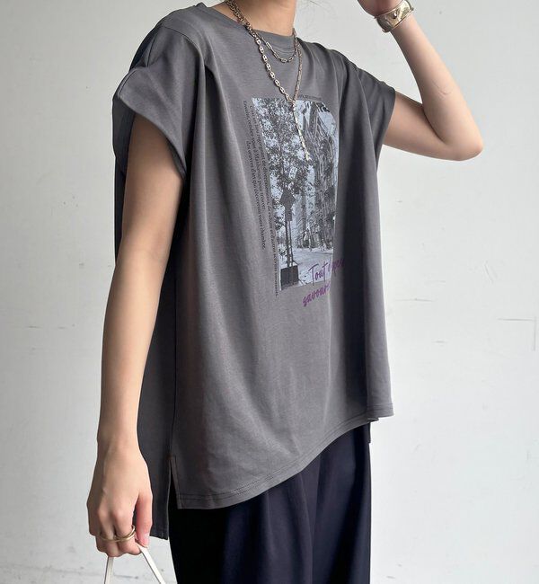  「【WEB限定】バックジップフォトロゴTEE」|Tシャツ・カットソー|