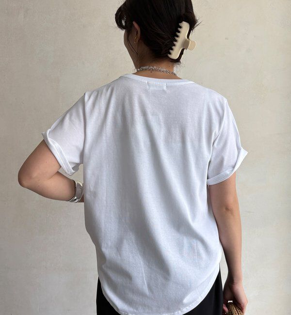  「【WEB限定】レタリングプリント半袖TEE」|Tシャツ・カットソー|