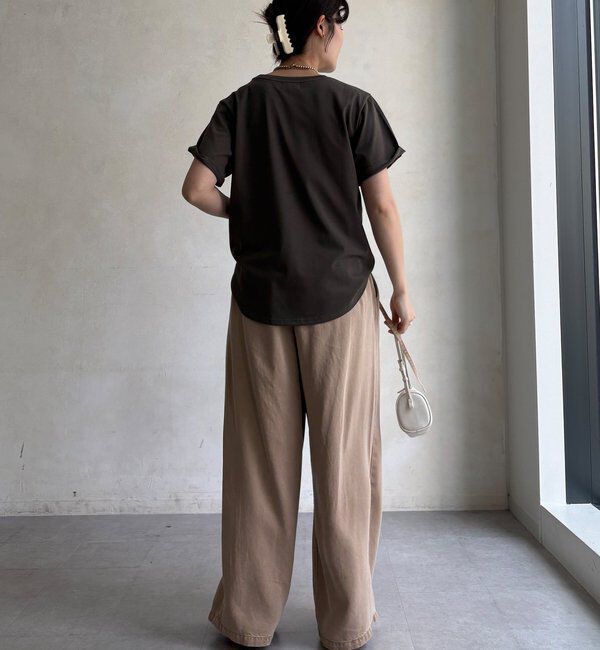  「【WEB限定】レタリングプリント半袖TEE」|Tシャツ・カットソー|