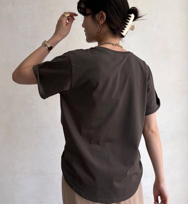  「【WEB限定】レタリングプリント半袖TEE」|Tシャツ・カットソー|