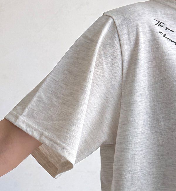  「【WEB限定】レタリングプリント半袖TEE」|Tシャツ・カットソー|