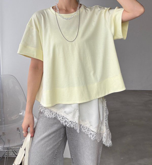  「裾フレアTEE」|Tシャツ・カットソー|