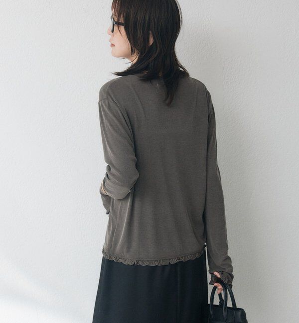  「フリルカットカーディガン」|Tシャツ・カットソー|