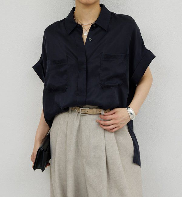  「＜Oggi 6月号掲載アイテム＞ミリタリーハーフスリーブシャツ」|シャツ・ブラウス|