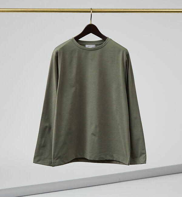 ABAHOUSE「エアファンクション 長袖Tシャツ」|Tシャツ・カットソー|モカ