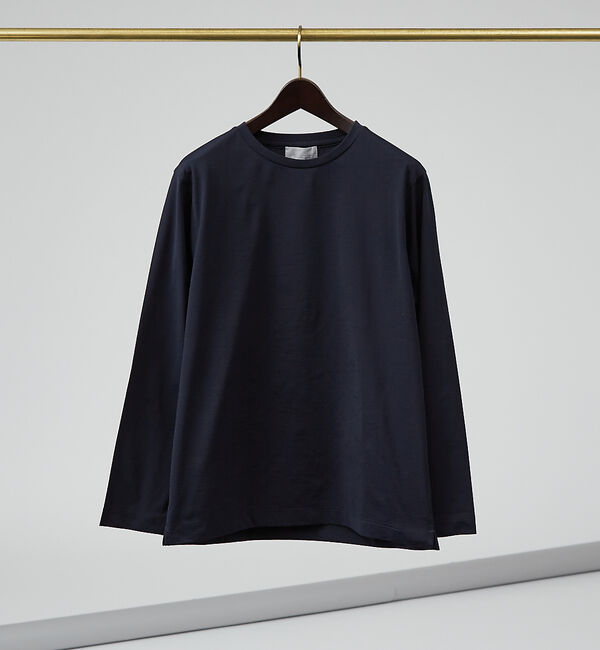 ABAHOUSE「エアファンクション 長袖Tシャツ」|Tシャツ・カットソー|ネイビー