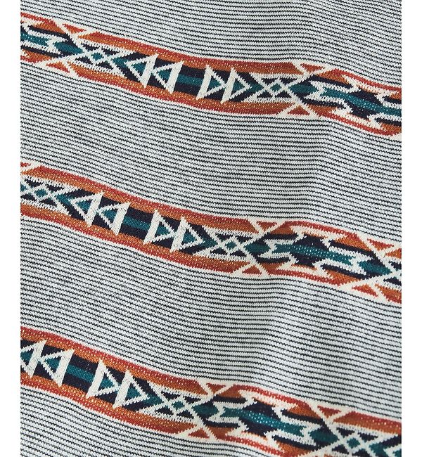 ABAHOUSE「【PENDLETON/ペンドルトン】Jacquard Tee / ジャガード 総」|Tシャツ・カットソー|ホワイト系その他1