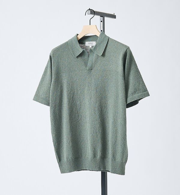 ABAHOUSE「ブークレー スキッパーポロシャツ」|ポロシャツ|