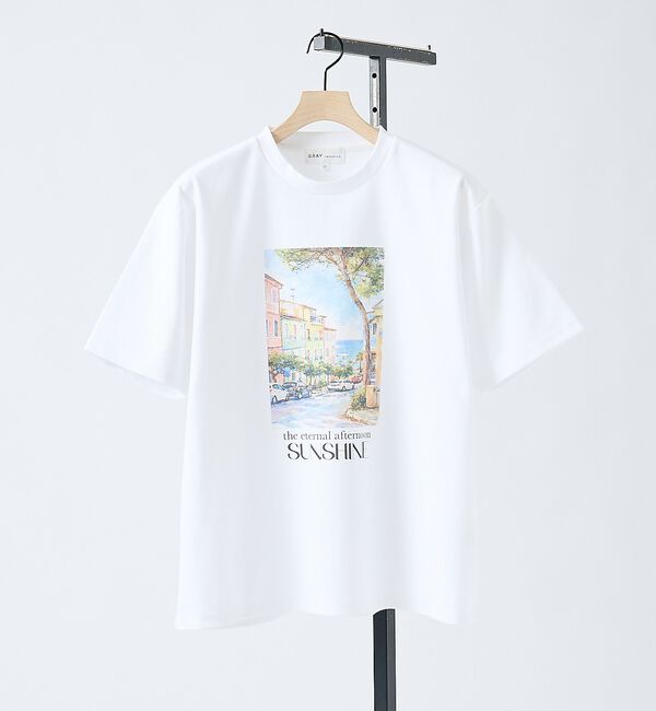 ABAHOUSE「【WATERCOLOR PAINTING】 グラフィックTシャツ」|Tシャツ・カットソー|その他2