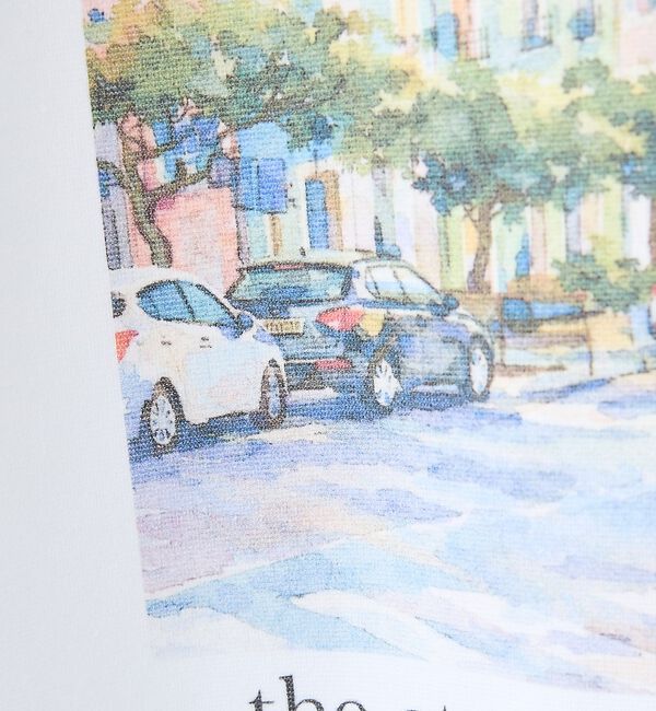 ABAHOUSE「【WATERCOLOR PAINTING】 グラフィックTシャツ」|Tシャツ・カットソー|