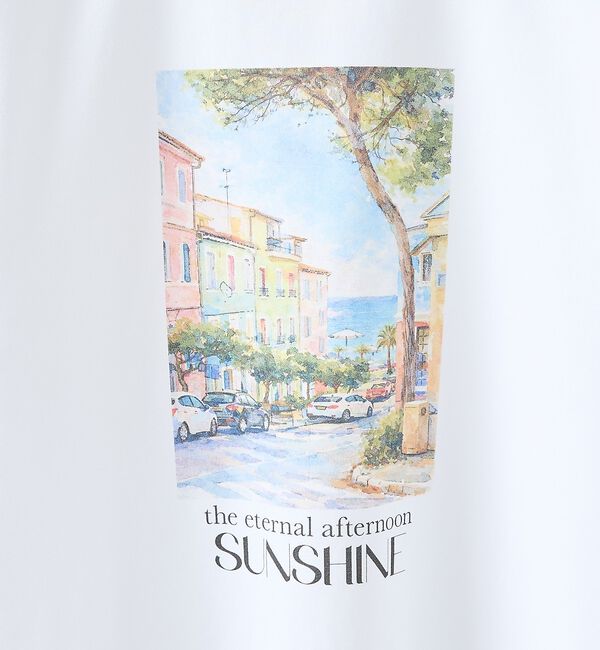 ABAHOUSE「【WATERCOLOR PAINTING】 グラフィックTシャツ」|Tシャツ・カットソー|