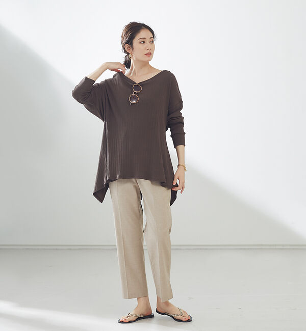 Rouge vif「3WAYテレコプルオーバー」|Tシャツ・カットソー|