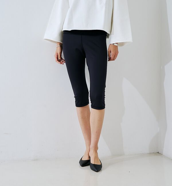 Rouge vif「【IRONING/アイロニング】ハーフレギンスパンツ/ストレッチ素材 half」|その他|