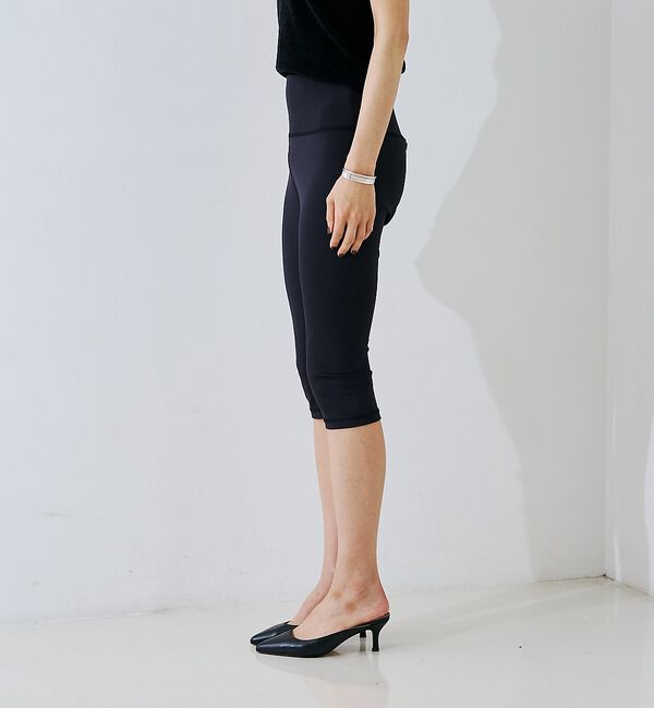 Rouge vif「【IRONING/アイロニング】ハーフレギンスパンツ/ストレッチ素材 half」|その他|