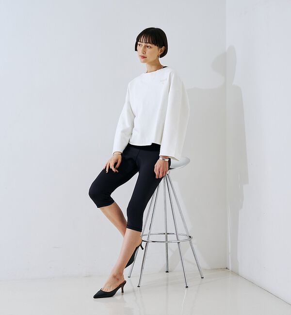 Rouge vif「【IRONING/アイロニング】ハーフレギンスパンツ/ストレッチ素材 half」|その他|