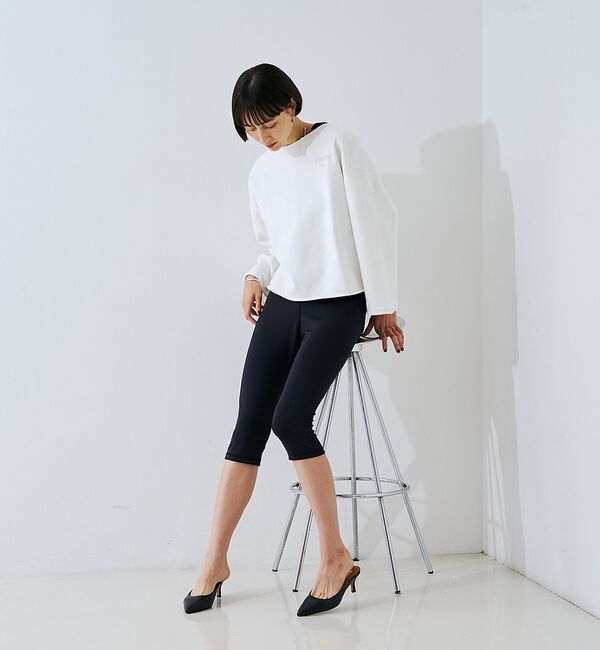 Rouge vif「【IRONING/アイロニング】ハーフレギンスパンツ/ストレッチ素材 half」|その他|