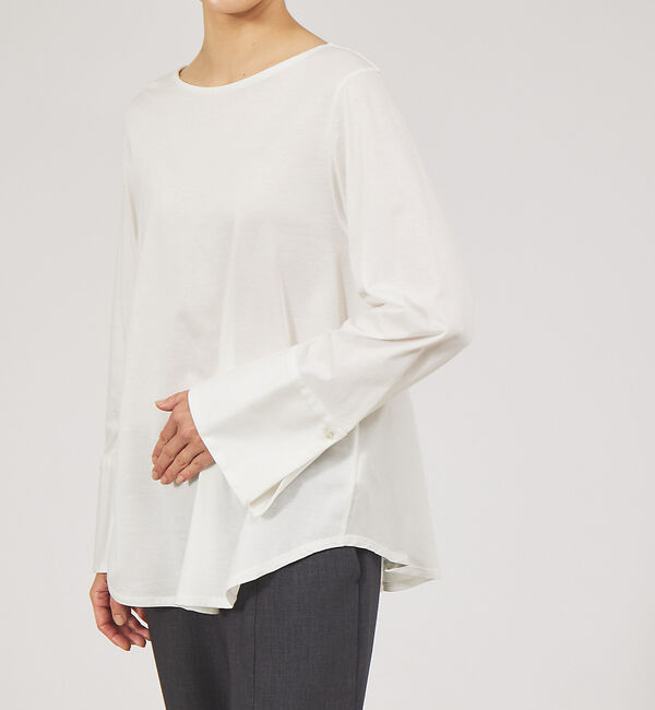 qualite「カフスフレアカットソー」|Tシャツ・カットソー|