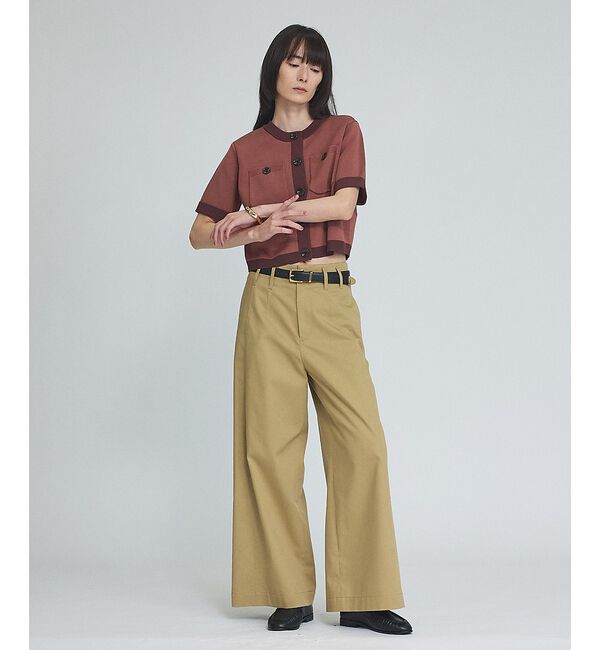 qualite「TCツイルワイドパンツ」|その他|