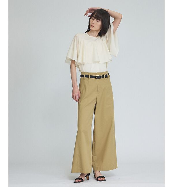 qualite「TCツイルワイドパンツ」|その他|