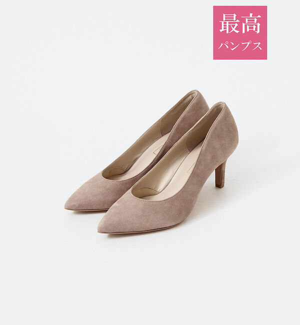 AU BANNISTER「【最高パンプス/7cmヒール】美脚&times;快適 パンプス」|パンプス|グレージュ