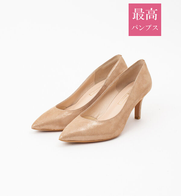 AU BANNISTER「【最高パンプス/7cmヒール】美脚&times;快適 パンプス」|パンプス|ピンクゴールド