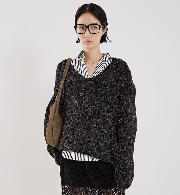 The Store by C' 「【COCUCA】ラメフェザーニット」|ニット・セーター|