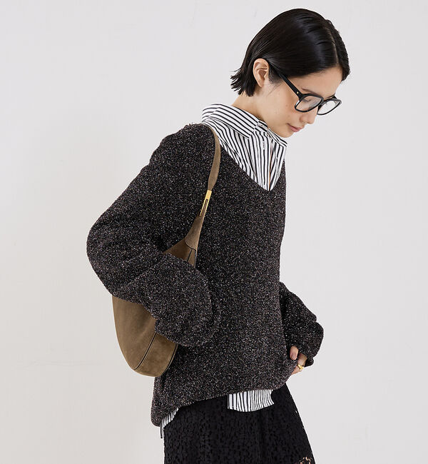 The Store by C' 「【COCUCA】ラメフェザーニット」|ニット・セーター|