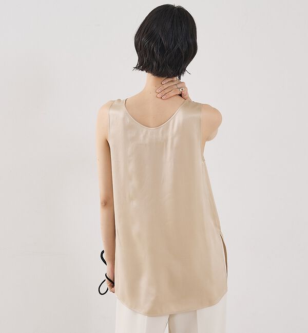 The Store by C' 「【COCUCA】シルクタンクトップ」|キャミソール|