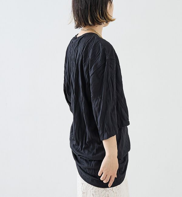 The Store by C' 「【TOTEME】Relaxed tee dress／チュニック丈Tシャツワンピー」|Tシャツ・カットソー|