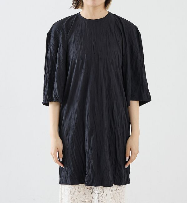 The Store by C' 「【TOTEME】Relaxed tee dress／チュニック丈Tシャツワンピー」|Tシャツ・カットソー|
